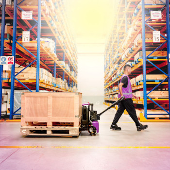 Electric pedestrian pallet truck | PTL 1.5 | 685 x 1150 mm | Tandem Wheel |  AntOn by Jungheinrich