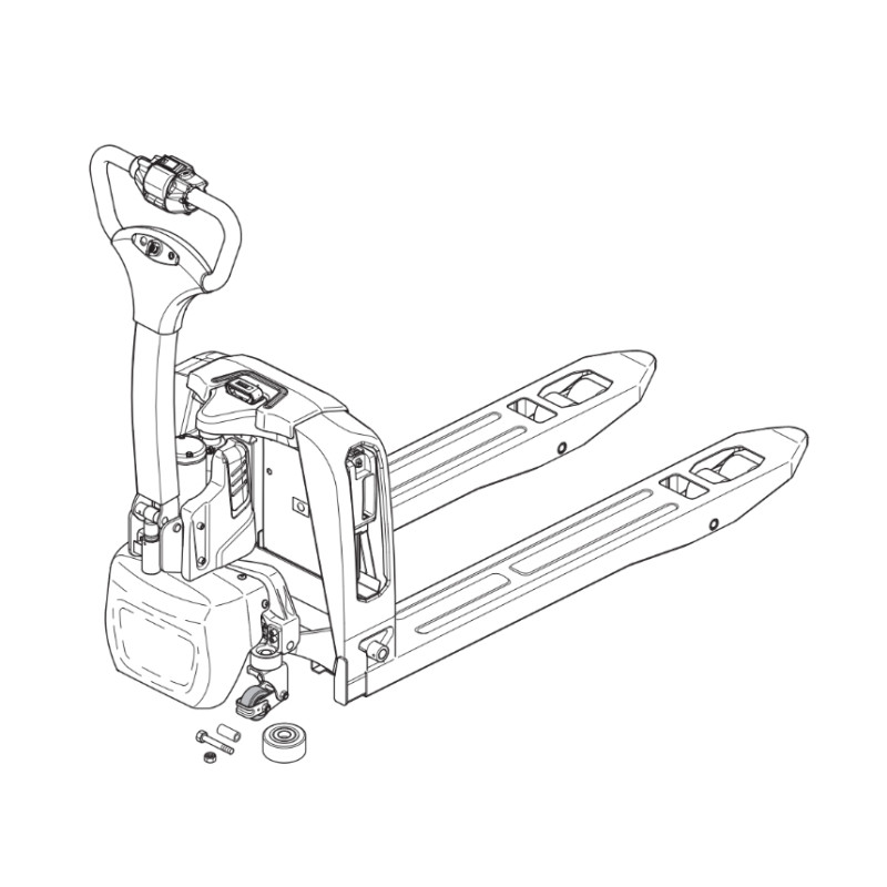 AntOn by Jungheinrich self-service package for Model PTL 1.5 - replace support wheels| Jungheinrich Shop India
