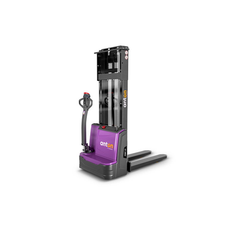 Electric Pedestrian Stacker PSM 1.2 | 1200 kg | Li-ion | AntOn by Jungheinrich - width across fork 685 mm