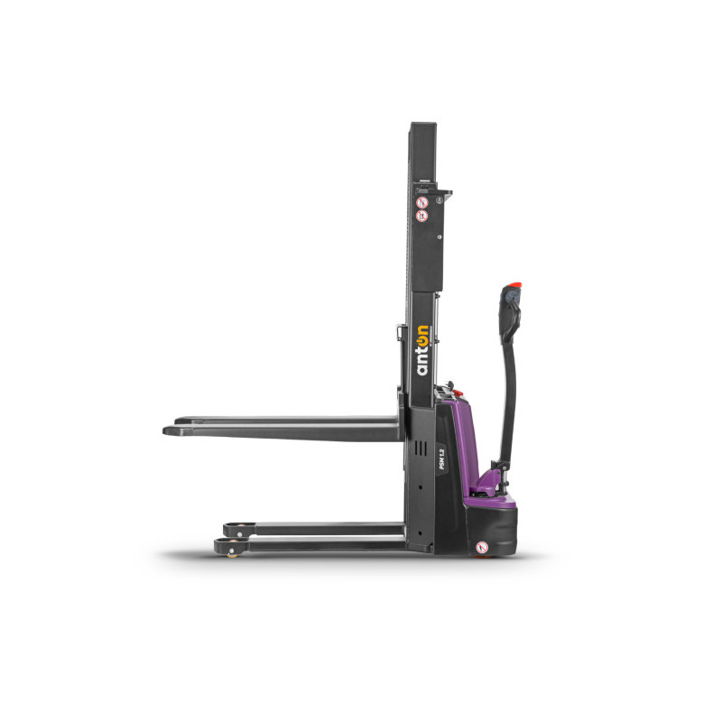 Electric Pedestrian Stacker PSM 1.2 | 1200 kg | Li-ion | AntOn by Jungheinrich - width across fork 685 mm